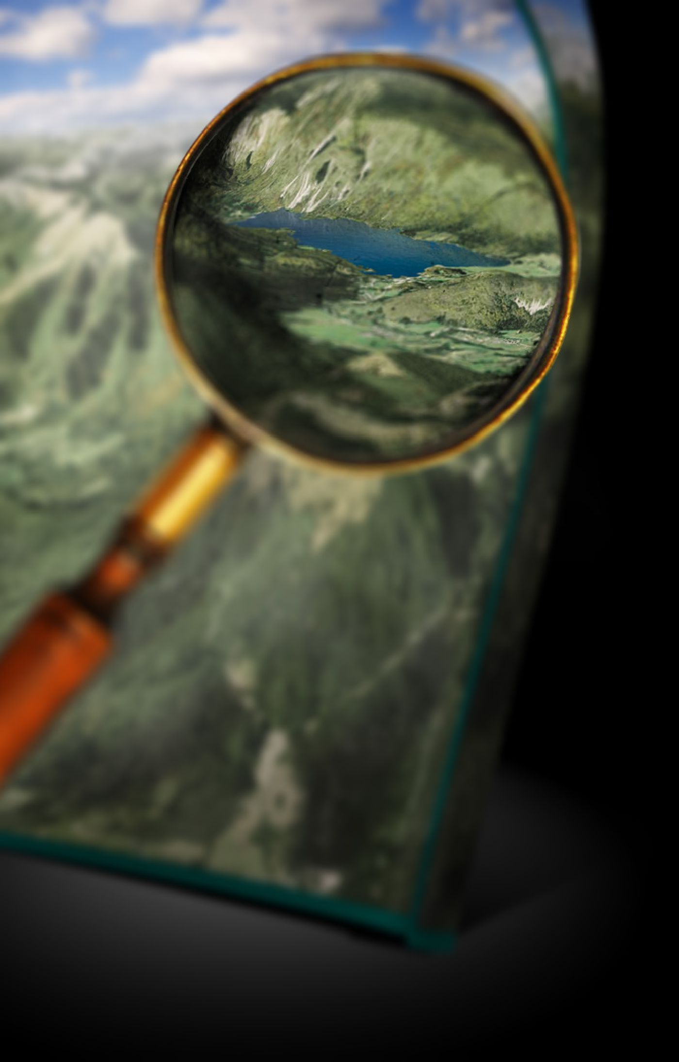 Panorama map graphics design